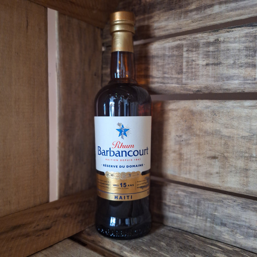 BARBANCOURT 15 ANS 43° 70CL